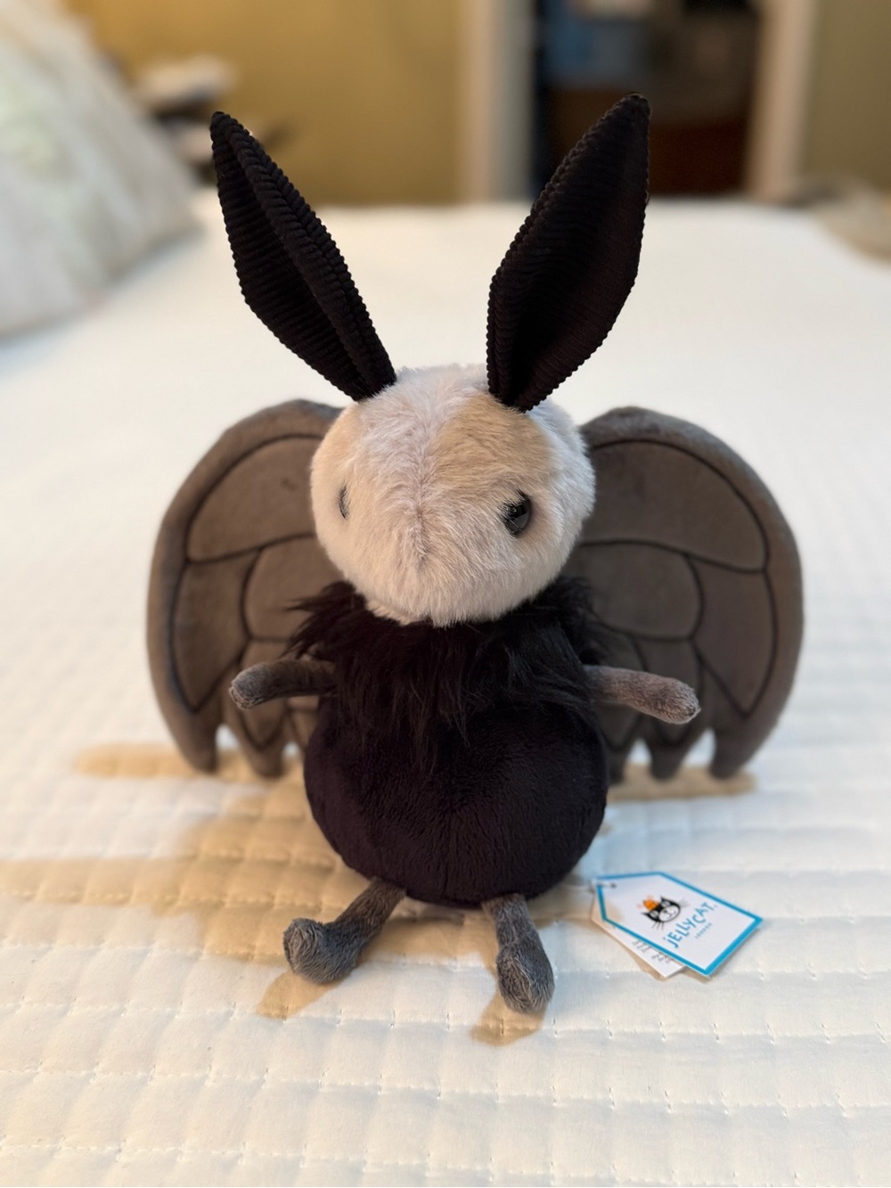 Hard to find Retired Jellycat Miff Mothman Jellycat